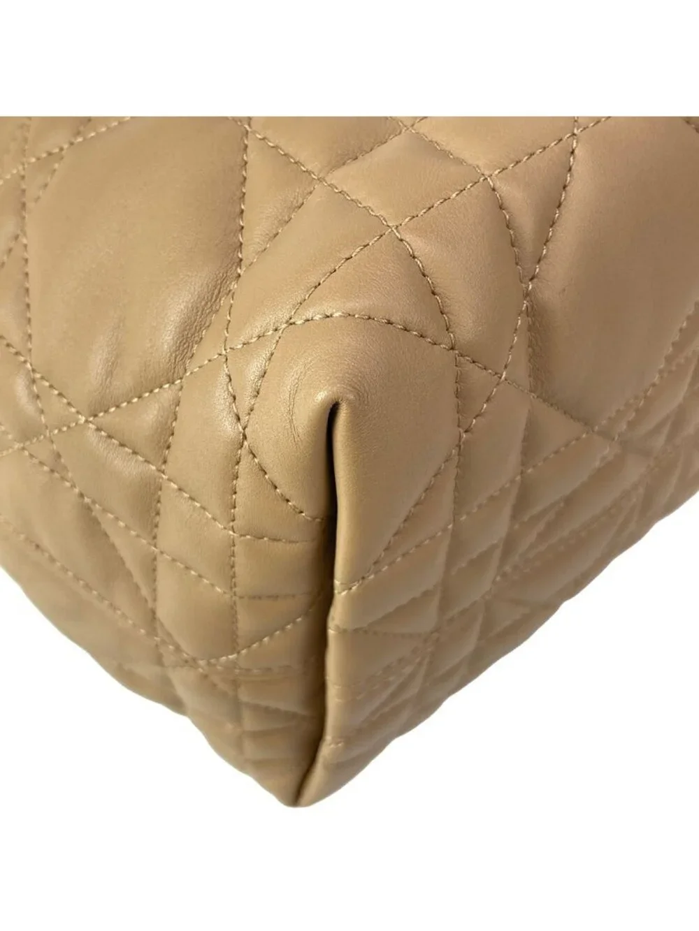 Dior Tote Bag Toujours Medium Light Brown Macro Cannage